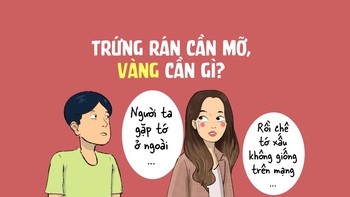 Trứng rán cần mỡ, Vàng cần gì?