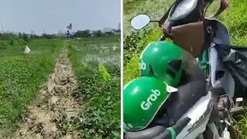 Tài xế Grabbike kẹt giữa đường bùn lầy vì tin Google