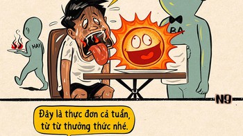 Thực đơn 'chảy mỡ' một tuần không đổi món