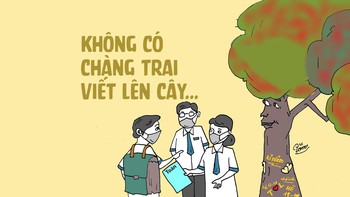 Không có chàng trai viết lên cây