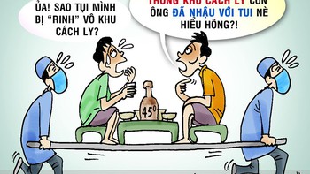Bị cách ly vì bạn nhậu bán hàng rong trong khu cách ly!