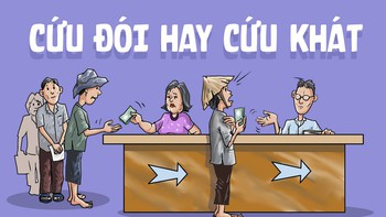 Con người có thể nhịn ăn 70 ngày, nhịn khát 7 ngày. Vậy cứu đói hay cứu khát quan trọng hơn?