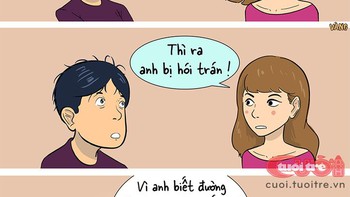 Trán hói là có lý do