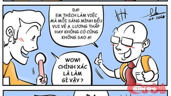 Phỏng vấn một thí sinh sắp vào đại học
