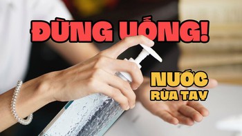 Mỹ: Xin người dân đừng uống nước rửa tay