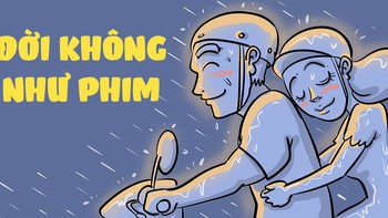 Mưa ngoài đời 'so deep' hơn mưa trong phim ảnh