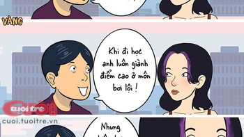 Em có biết anh từng là vận động viên bơi lội từ khi chưa ra đời