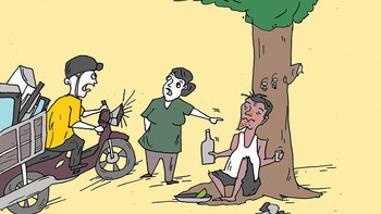 Ông ve chai vào đây tôi nhờ xíu
