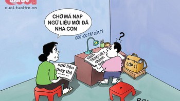 Chờ chút để má "update"