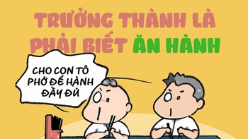 Trưởng thành là khi ta biết... ăn hành