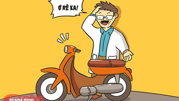 Ơ-rê-ka! Nhà khoa học chạy xe ôm