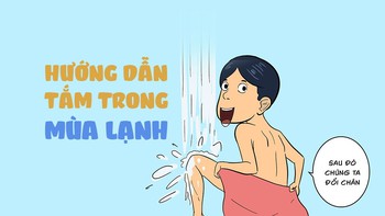 Hướng dẫn cách tắm 'ấm áp' trong mùa lạnh