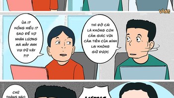 Để vợ nhận lương mà chồng lại vui dữ vậy?