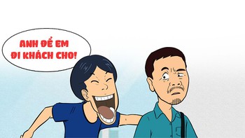 Thằng Vàng đứng hình khi đi gặp đối tác trẻ đẹp độc thân