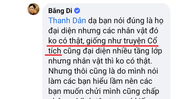 Nói lão Hạc, cậu Vàng không có thật, Băng Di nhận bão chỉ trích