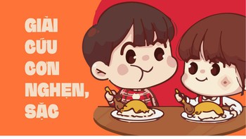 Giải cứu cơn nghẹn, sặc ở trẻ nhỏ
