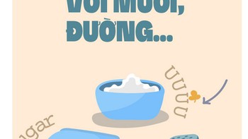 Cứu pha cái miệng 'lỡ dại' với muối, đường...