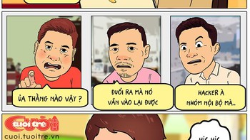 Vũ đẹp trai làm việc online