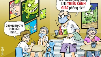 Quán cà phê 'kinh dị' giữa mùa dịch