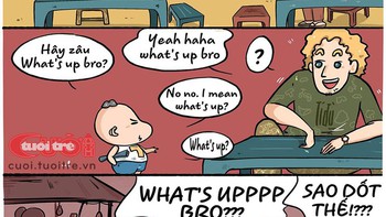 Thực hành ngoại ngữ tại một quán súp cua