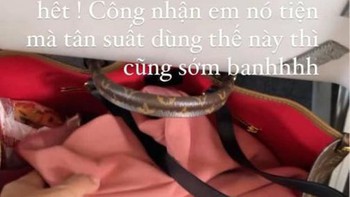 H'Hen Niê dùng túi hiệu không giống ai: Mua mắc, xài như phá