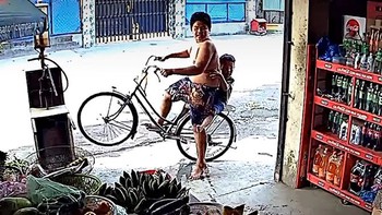 Bốc đầu rớt bánh xe đạp