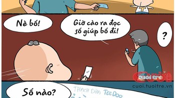 Thằng Tí đi mua thẻ cào điện thoại