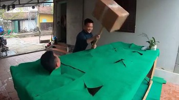 Trò chơi đập chuột phiên bản búa thùng các tông