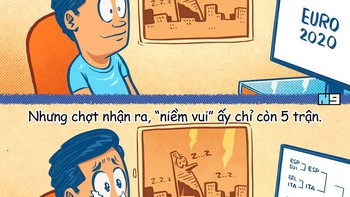 Tôi chợt nhận ra niềm vui sắp tắt