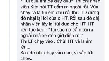 Thanh Thảo nhận là người bị Hoàng Thùy vu khống ăn cắp túi hiệu