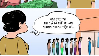Bà nội trợ 'ngã ngửa' vì rau mắc như thịt