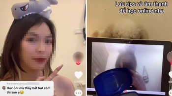 Gái xinh chỉ cách gian lận học hành, đến bật camera cũng cần 'lươn'