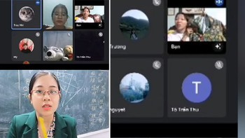 Cô giáo bất lực khi trò tranh thủ bán hàng trong giờ học online