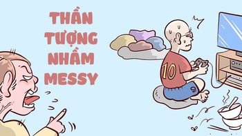 Thần tượng nhầm danh thủ Messy