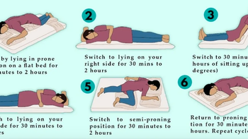 6 tư thế nằm giúp F0 hít thở dễ dàng hơn