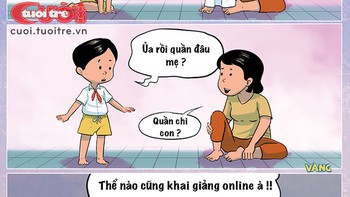 Năm học mới 'áo không quần'