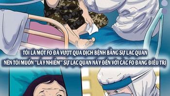 Từ F0 thành tình nguyên viên lạc quan