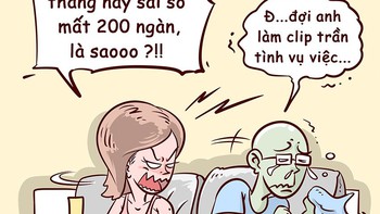 Chồng 'lươn' bị sao kê chiếu mệnh