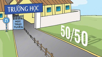 Phương án học online 50/50