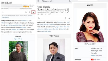 Sửa tiểu sử trên Wikipedia, trò đùa kém duyên của netizen!