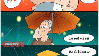 Trời mưa lủng cả dù