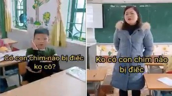 Cô giáo khổ sở khi hỏi trò 'bắn 10 con chim trên cây còn mấy con?'