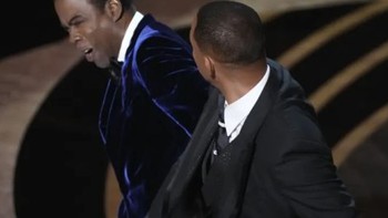 Bi hài Will Smith 'tát' Chris Rock sấp mặt trên sân khấu Oscar 2022