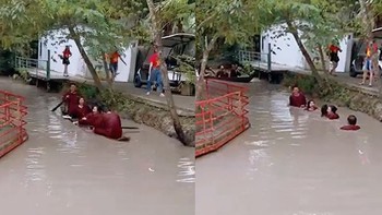 Vụ chìm thuyền đi vào lòng ao phiên bản titanic