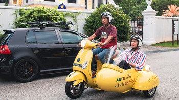 Quang Đại trải nghiệm 'đảo quốc sư tử' như người bản địa