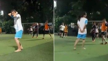 Cô gái quê một cục sau 2 pha chặn đá biên bằng mông