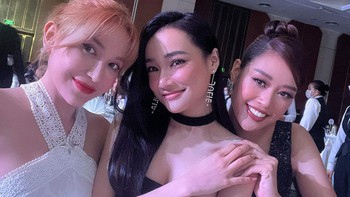 Ảnh vui sao Việt 6/6: Nhã Phương đọ sắc cùng Khả Như và Khánh Vân