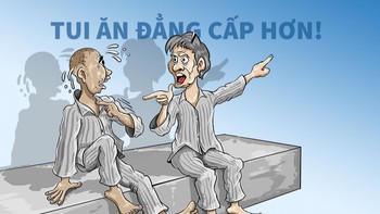 Ông ăn gì mà phải vào đây?
