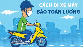 Cách đi xe máy 'bảo toàn lương'