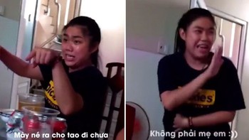 Cười xỉu với cô gái kể chuyện mẹ lưu thông trên đường kẹt xe